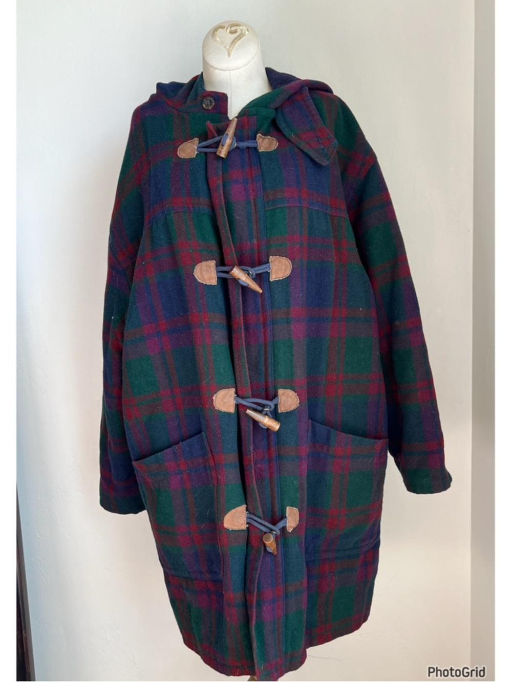Vintage Aeropostale Wool Toggle Coat Medium 90s VTG